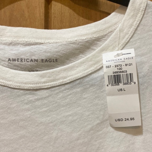 NWT American Eagle White “Oversized True Tee” - Picture 2 of 2